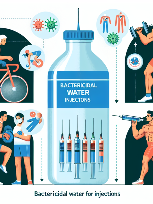 Gli effetti benefici dell'acqua battericida per iniezioni nello sport
