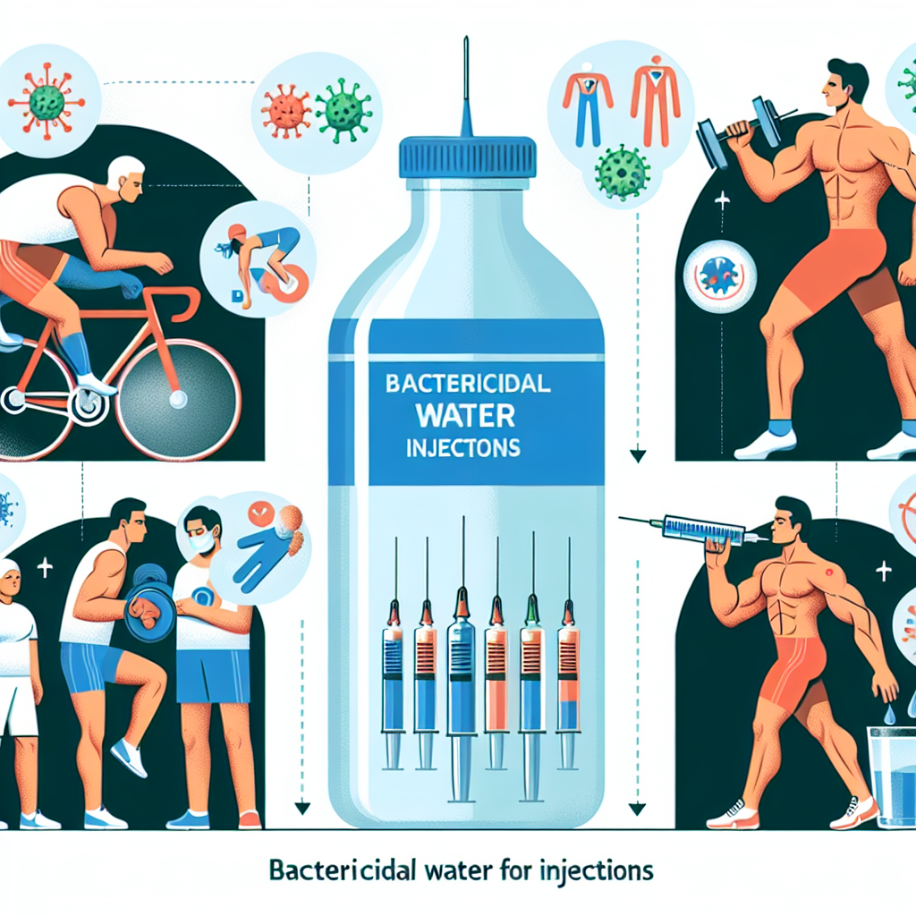 Gli effetti benefici dell'acqua battericida per iniezioni nello sport